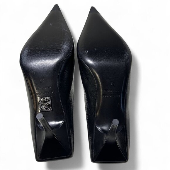Balenciaga Women's Black Square Knife BB Mule Size 38 NEW IN BOX - Picture 14 of 16